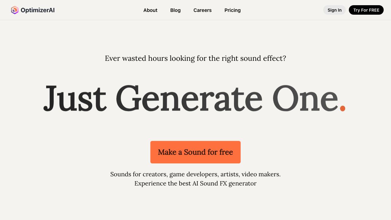 Sound Effects 网站截图