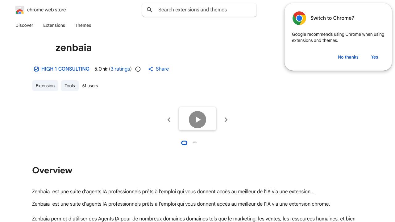 Zenbaia 网站截图