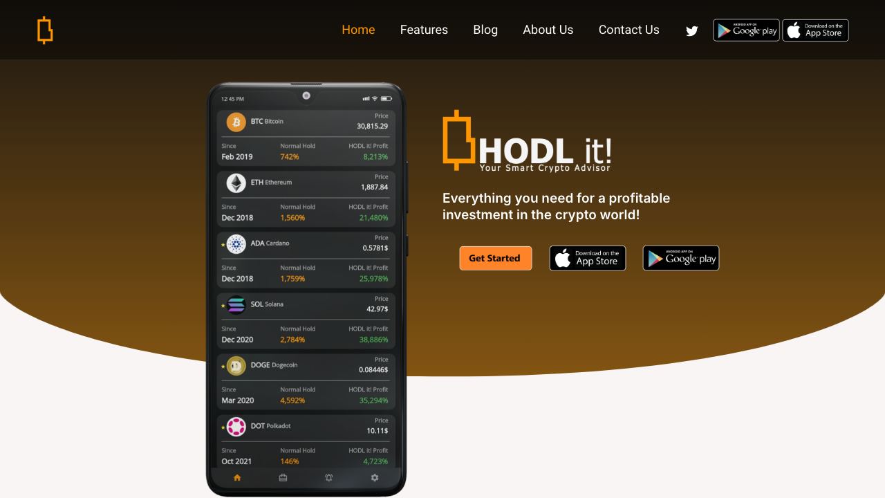 HODL it! 网站截图