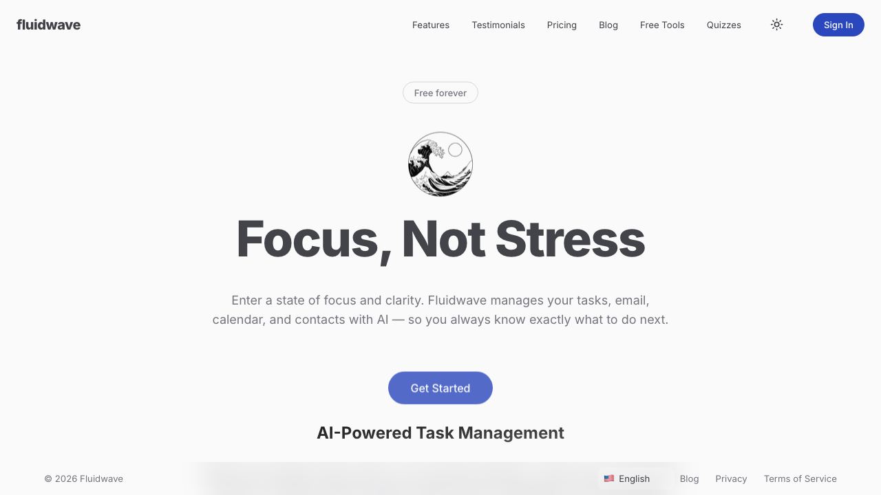 simpler website screenshot