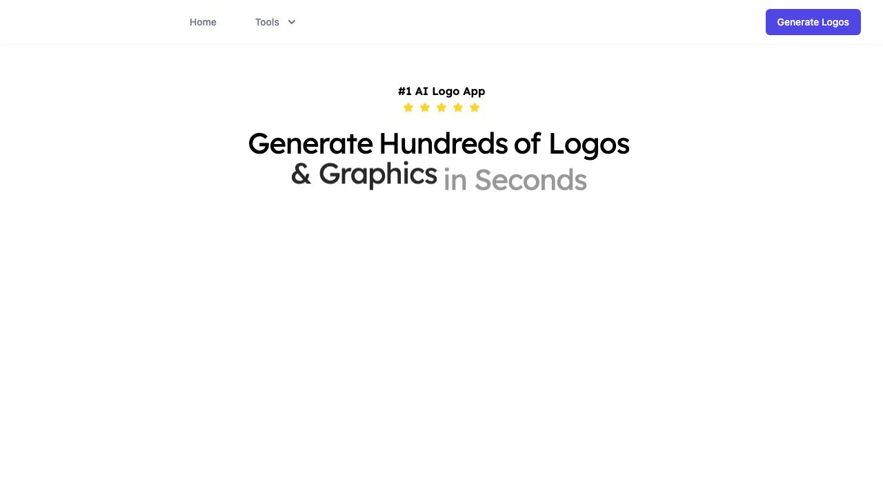 LogoGen website screenshot