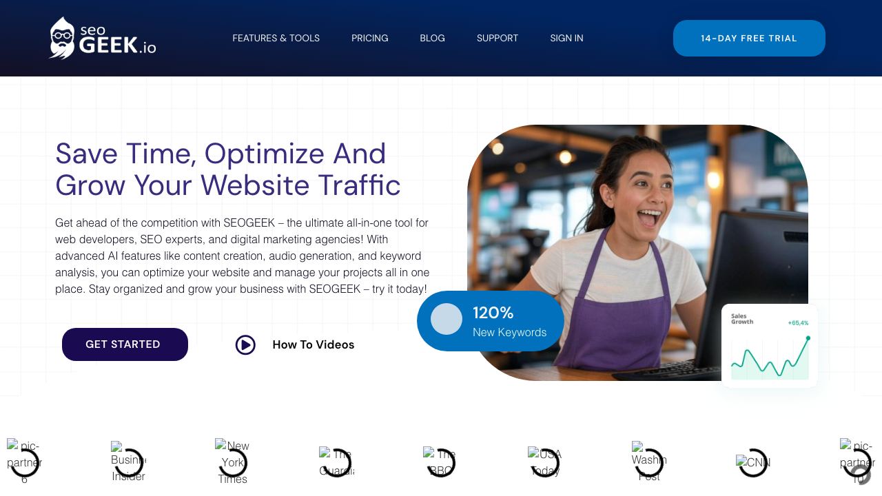 seoGeek website screenshot