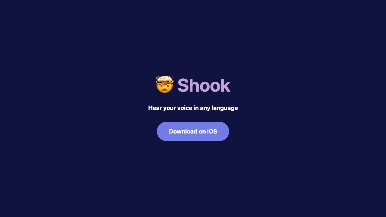 Shook AI 网站截图