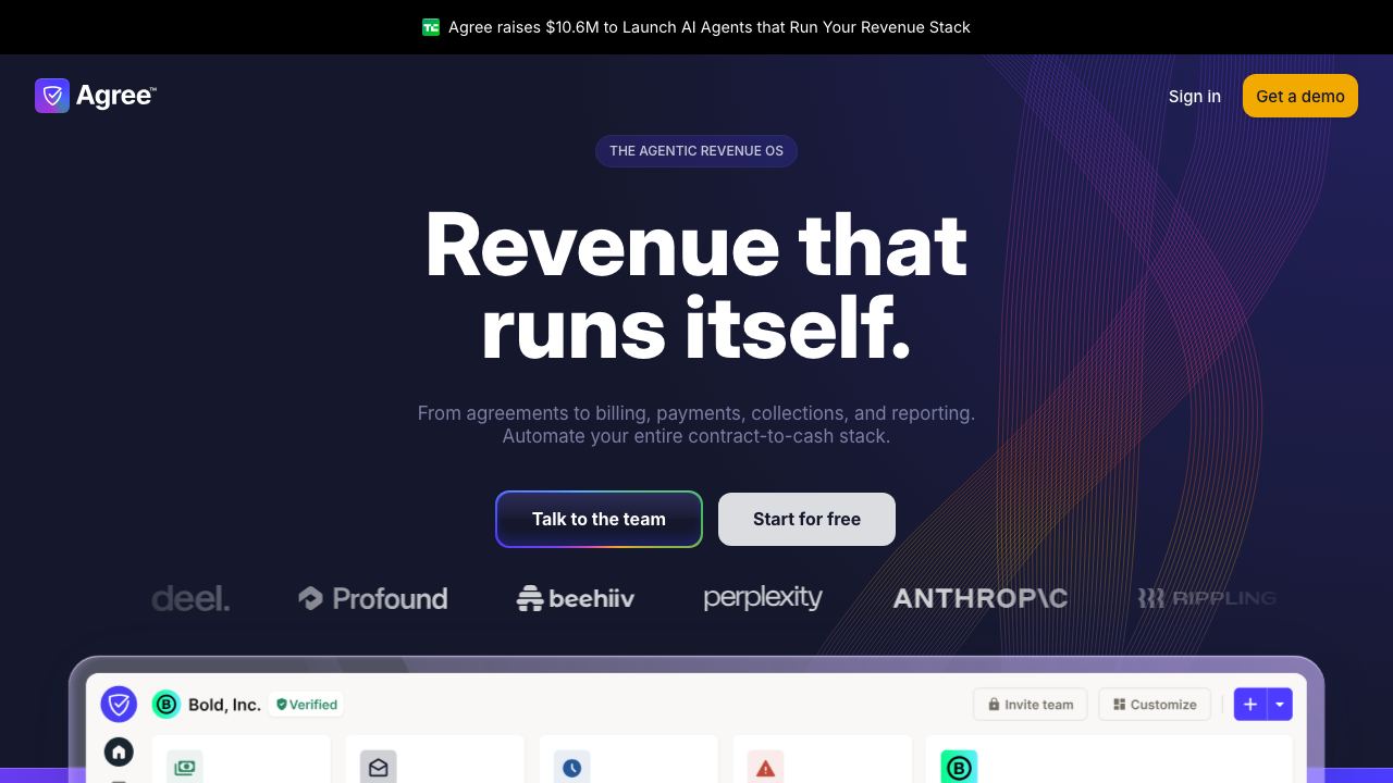 Agree.com 网站截图
