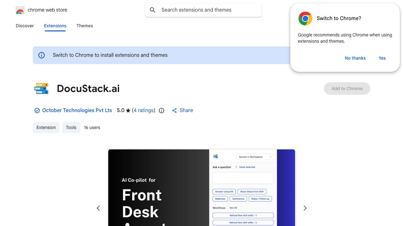 DocuStack.ai 网站截图