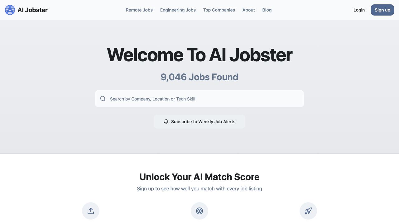 AI Jobster 网站截图