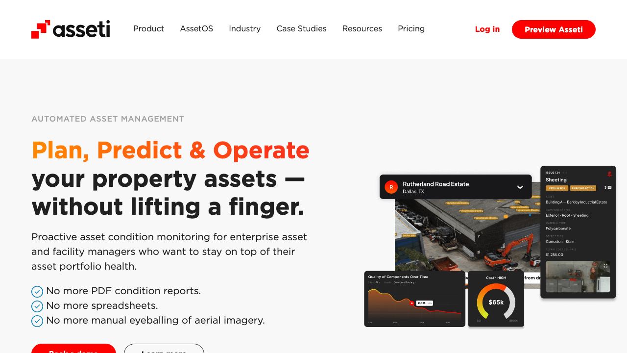 Asseti 网站截图