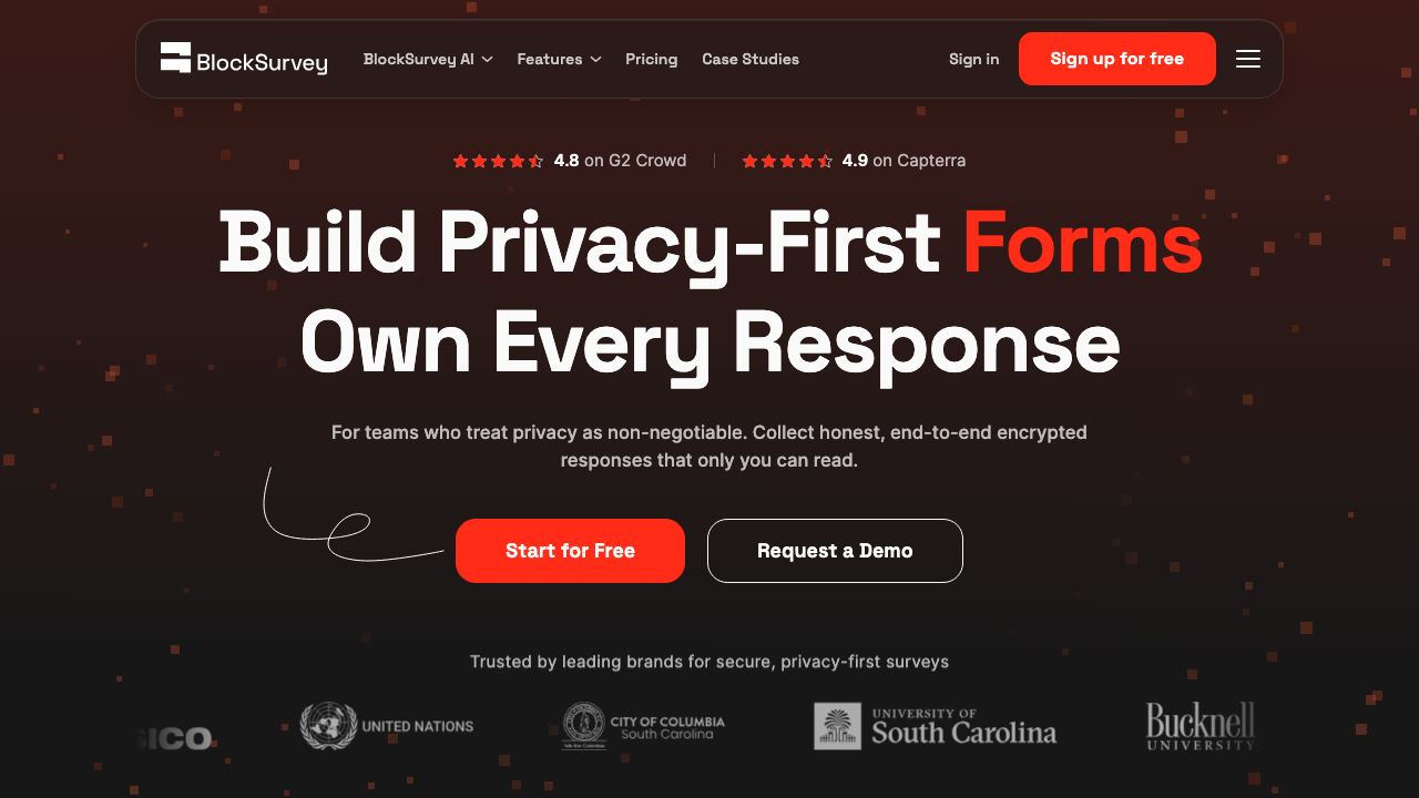 Block Survey 网站截图