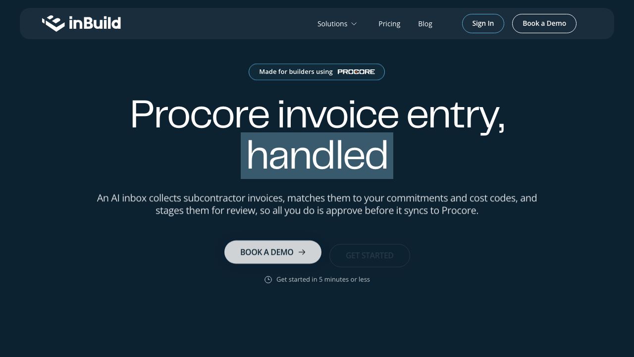 inBuild 网站截图