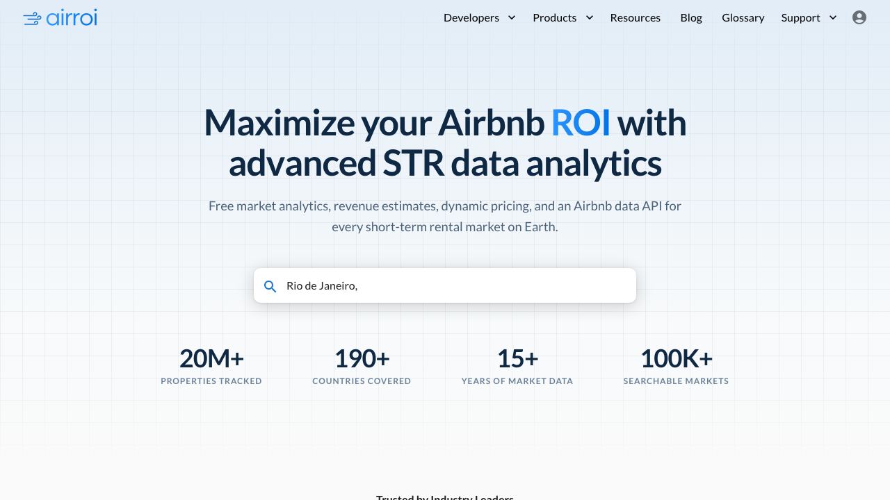 AirROI website screenshot