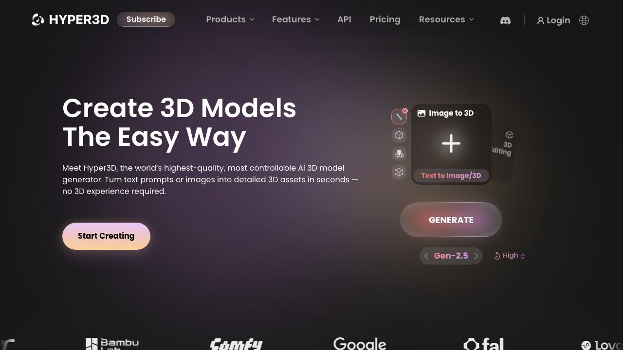 HyperHuman website screenshot