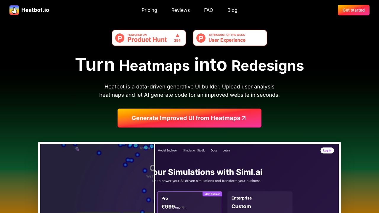 Heatbot.io 网站截图