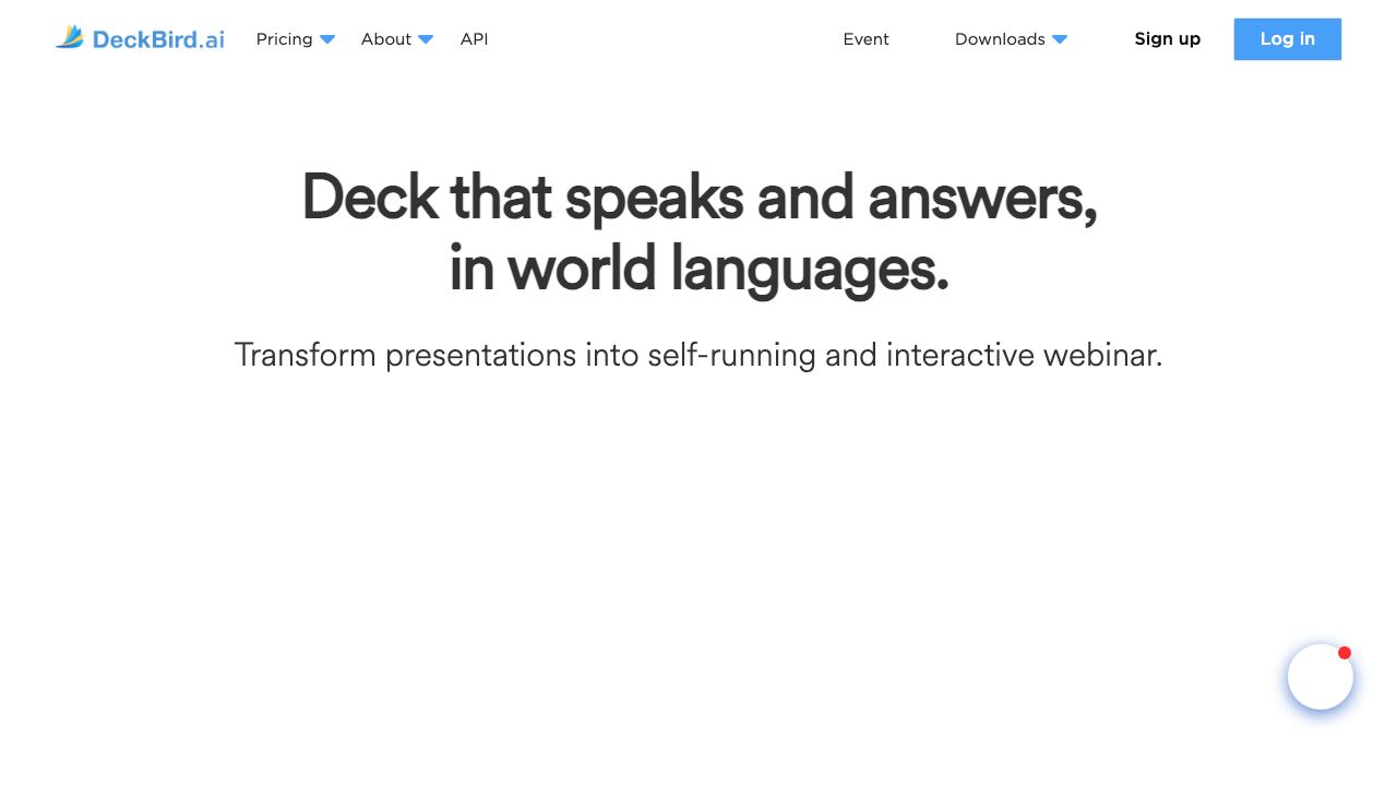 DeckBird.ai 网站截图