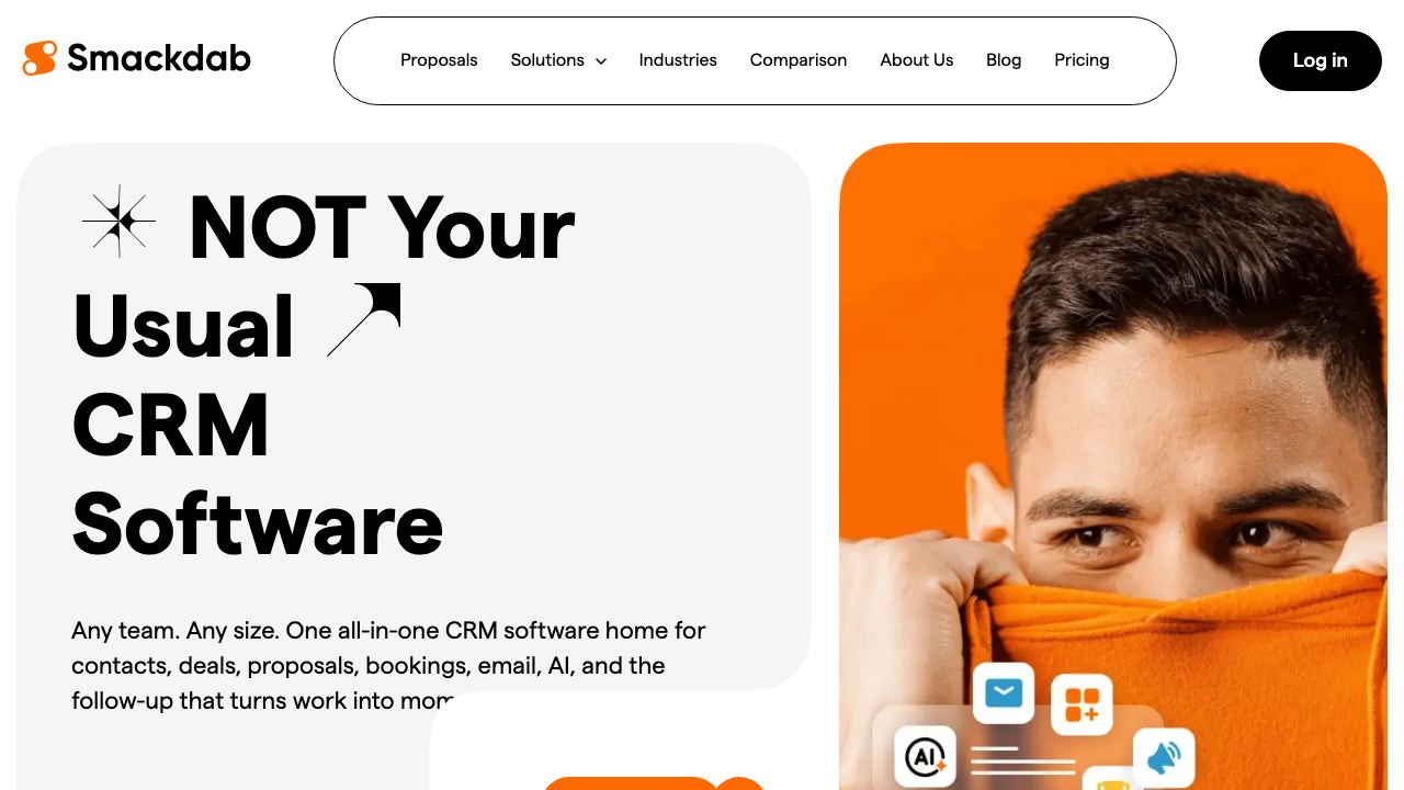 Smackdab Inc website screenshot