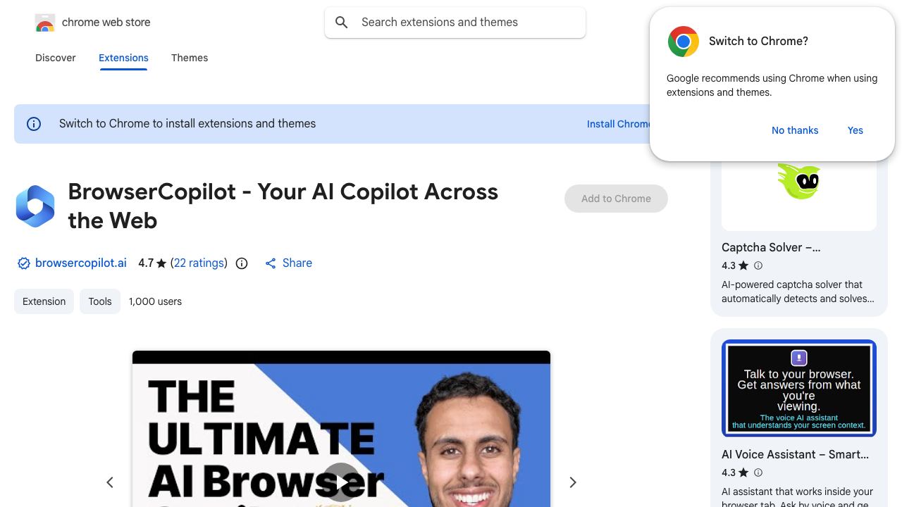 Yaseen AI - AI Browser Copilot For Your Team 网站截图