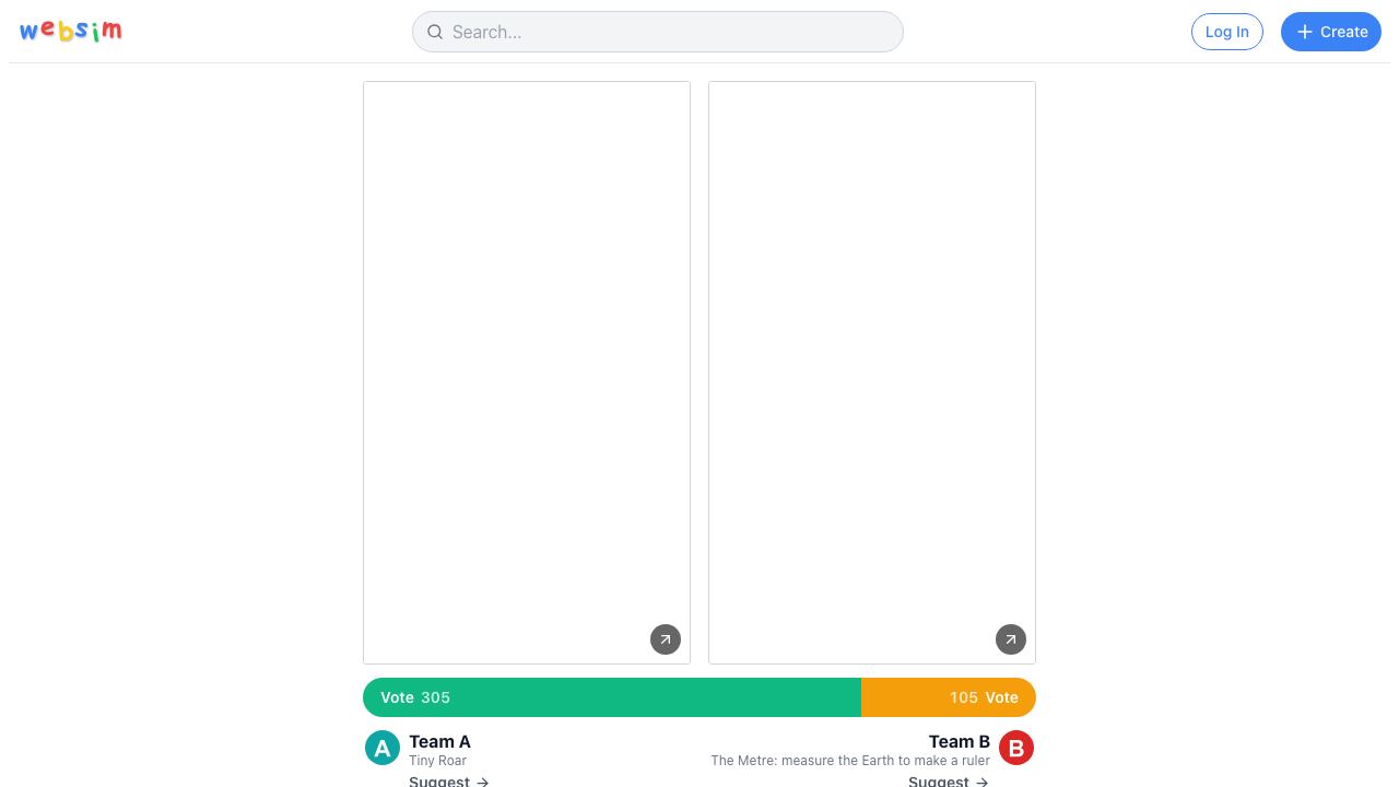 websim.ai 网站截图