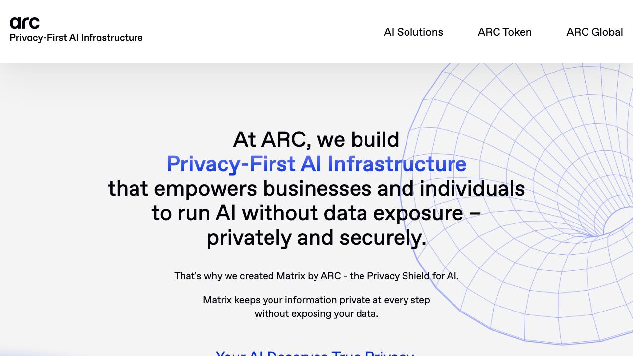 Reactor by ARC website screenshot