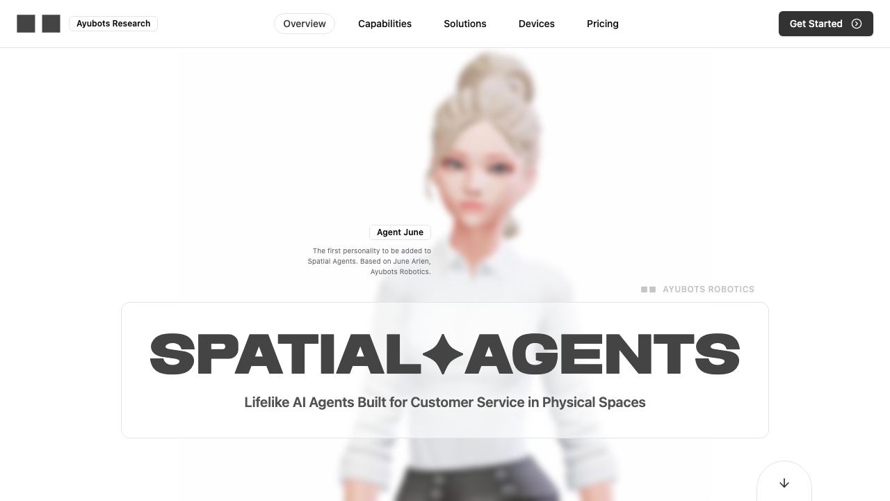 Spatial Agents 网站截图