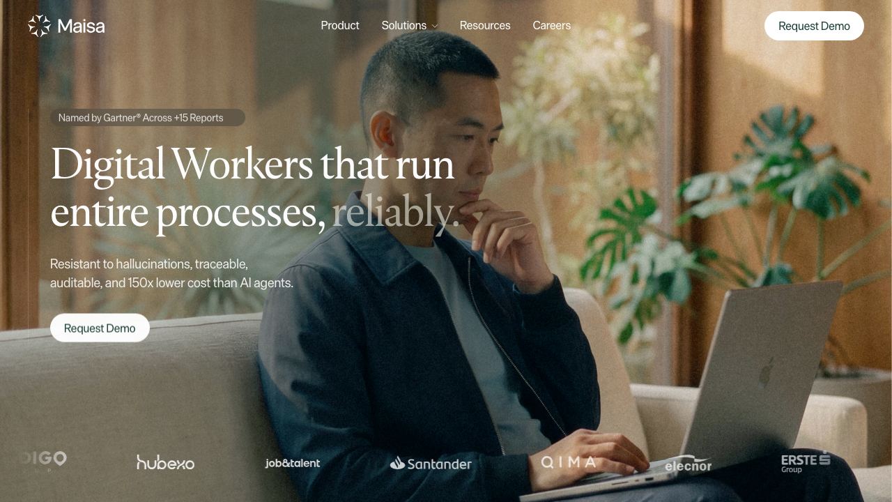 Maisa website screenshot