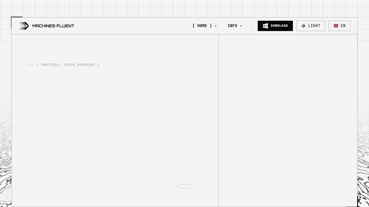 MachinesFluent 网站截图