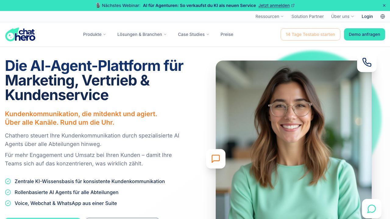Chathero.ai website screenshot
