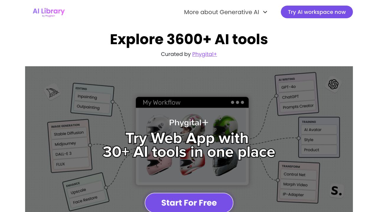AI Library 网站截图
