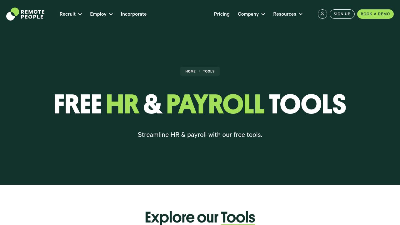 Free AI Resume Generator 网站截图