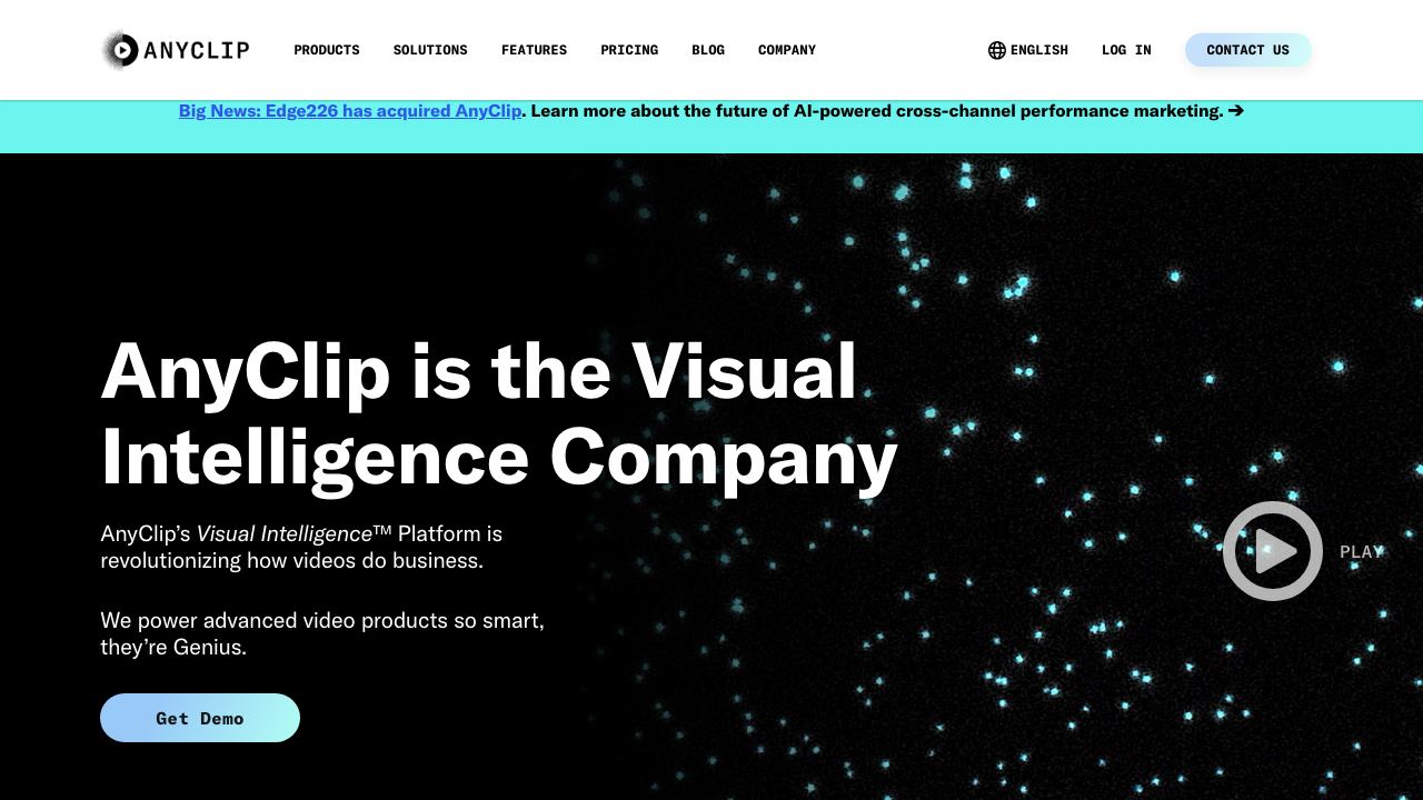 AnyClip website screenshot