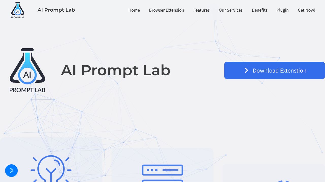 AI-Prompt Lab website screenshot