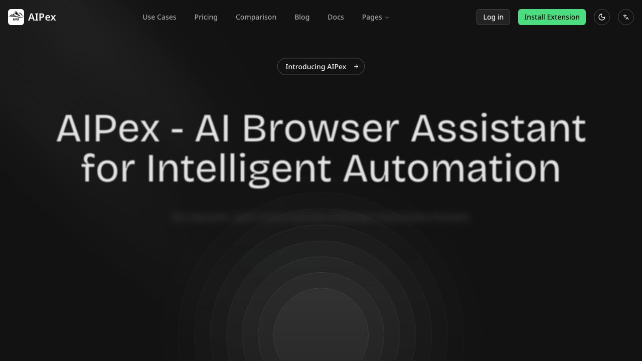 AIPex 网站截图