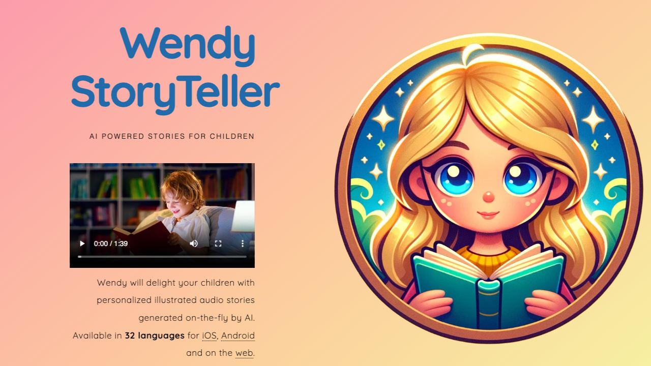 Wendy StoryTeller 网站截图