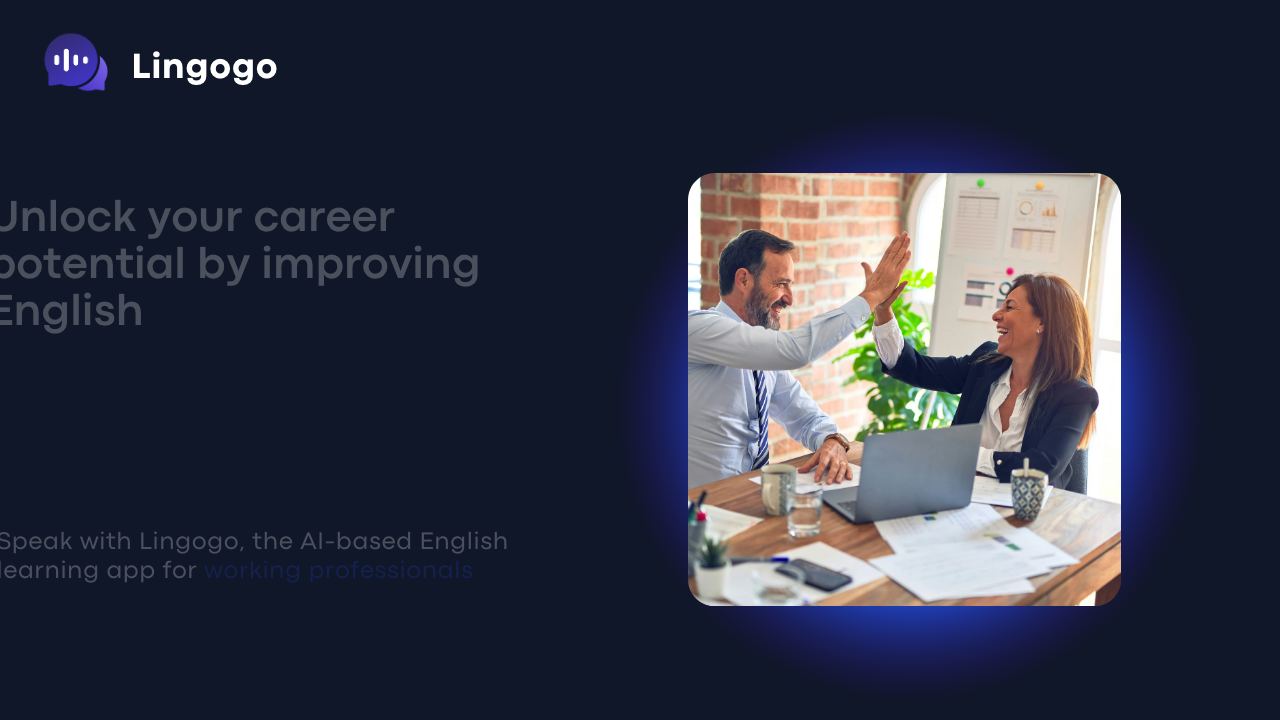 Lingogo - AI tutor to practice English 网站截图