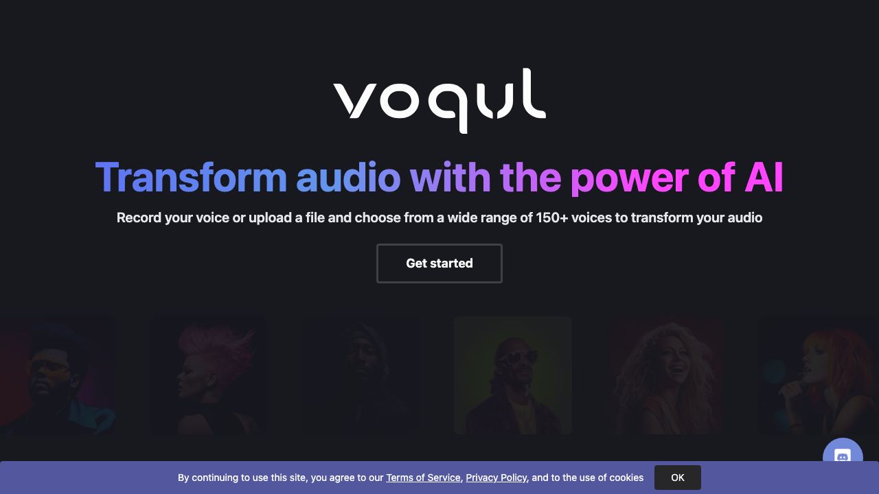 Voqul 网站截图