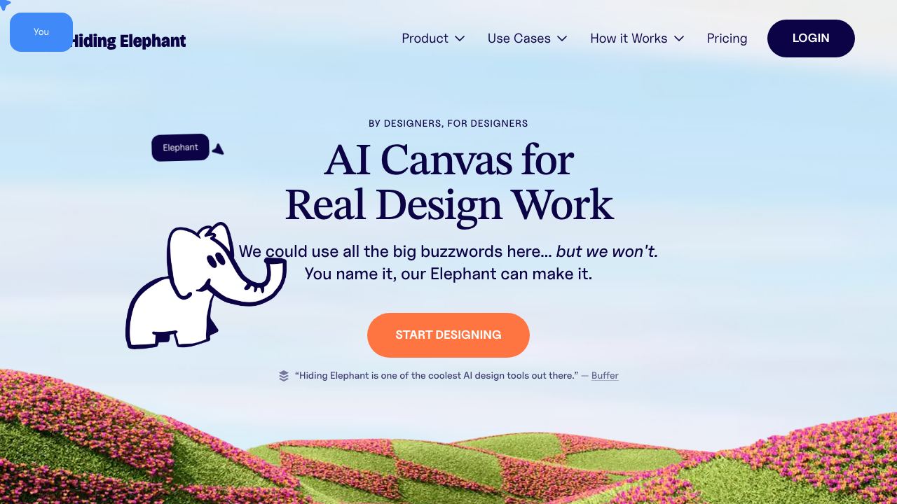 Hiding Elephant 网站截图