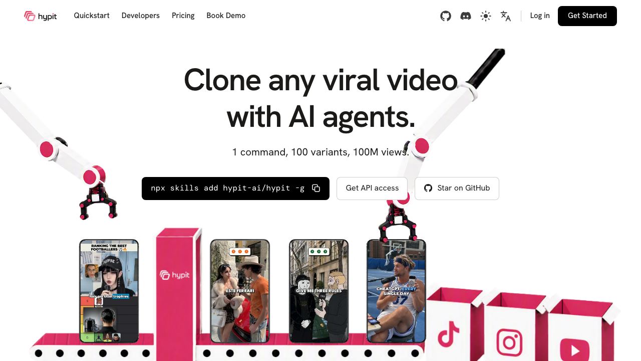 hypit website screenshot