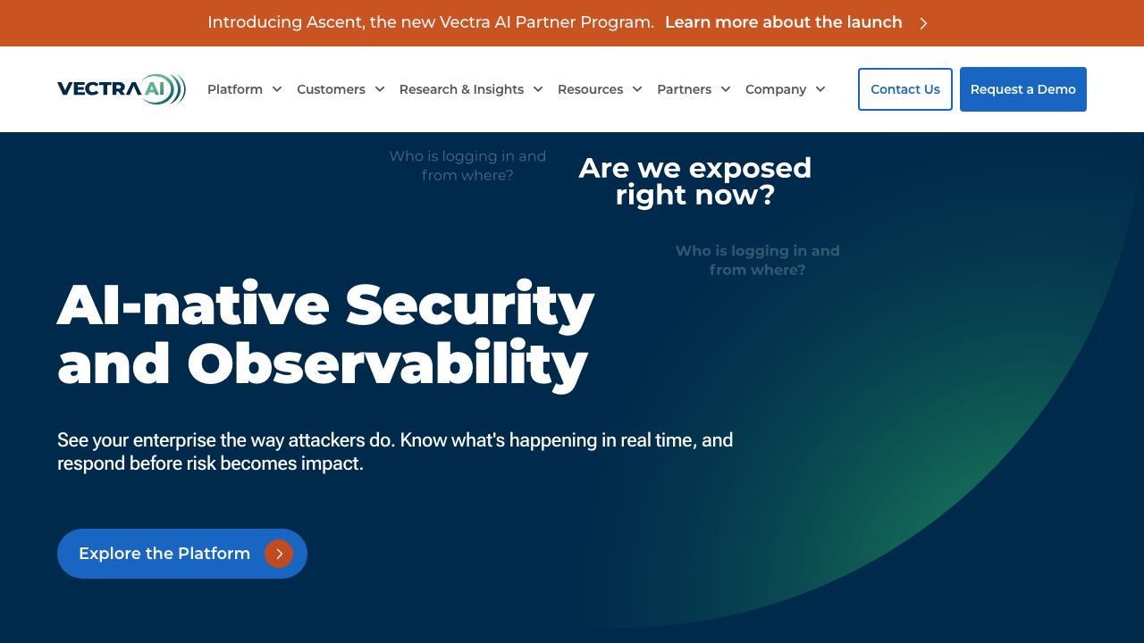 vectranetworks.com 网站截图