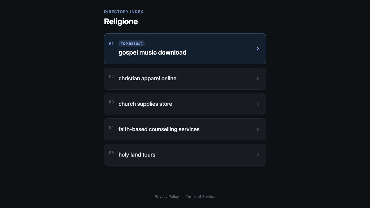 Religione AI website screenshot