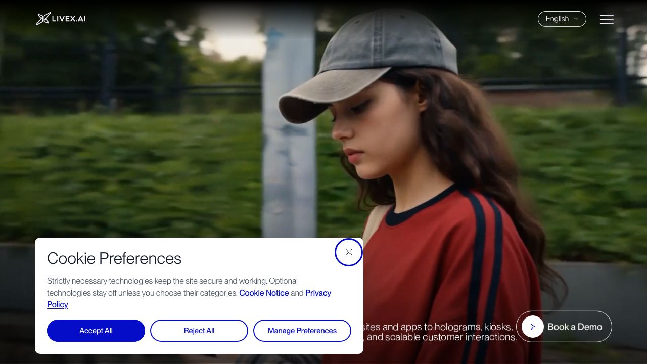LIveX AI 网站截图