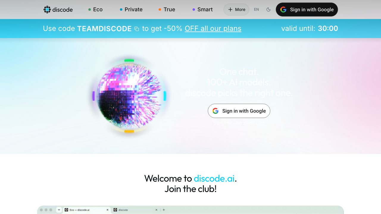 discode.ai 网站截图