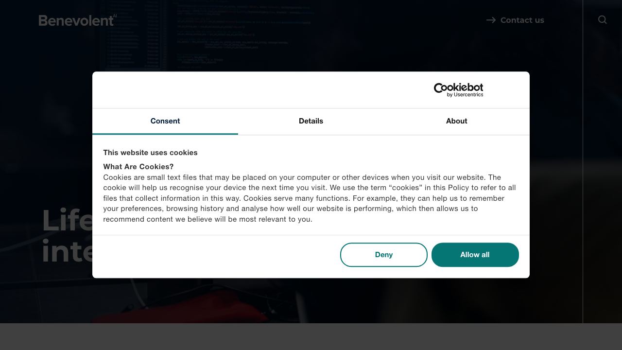 benevolent.ai 网站截图