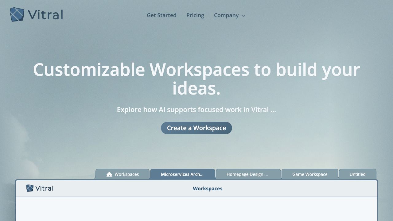 Vitral AI 网站截图