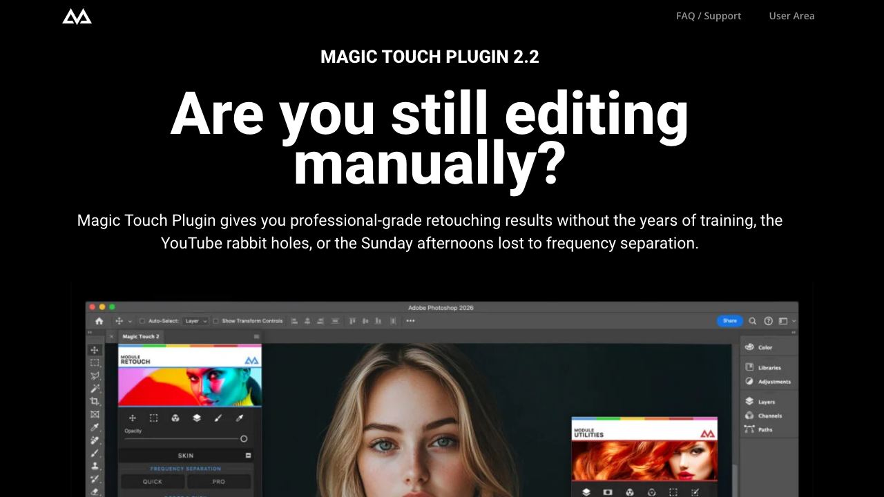 Creative magic panel 网站截图