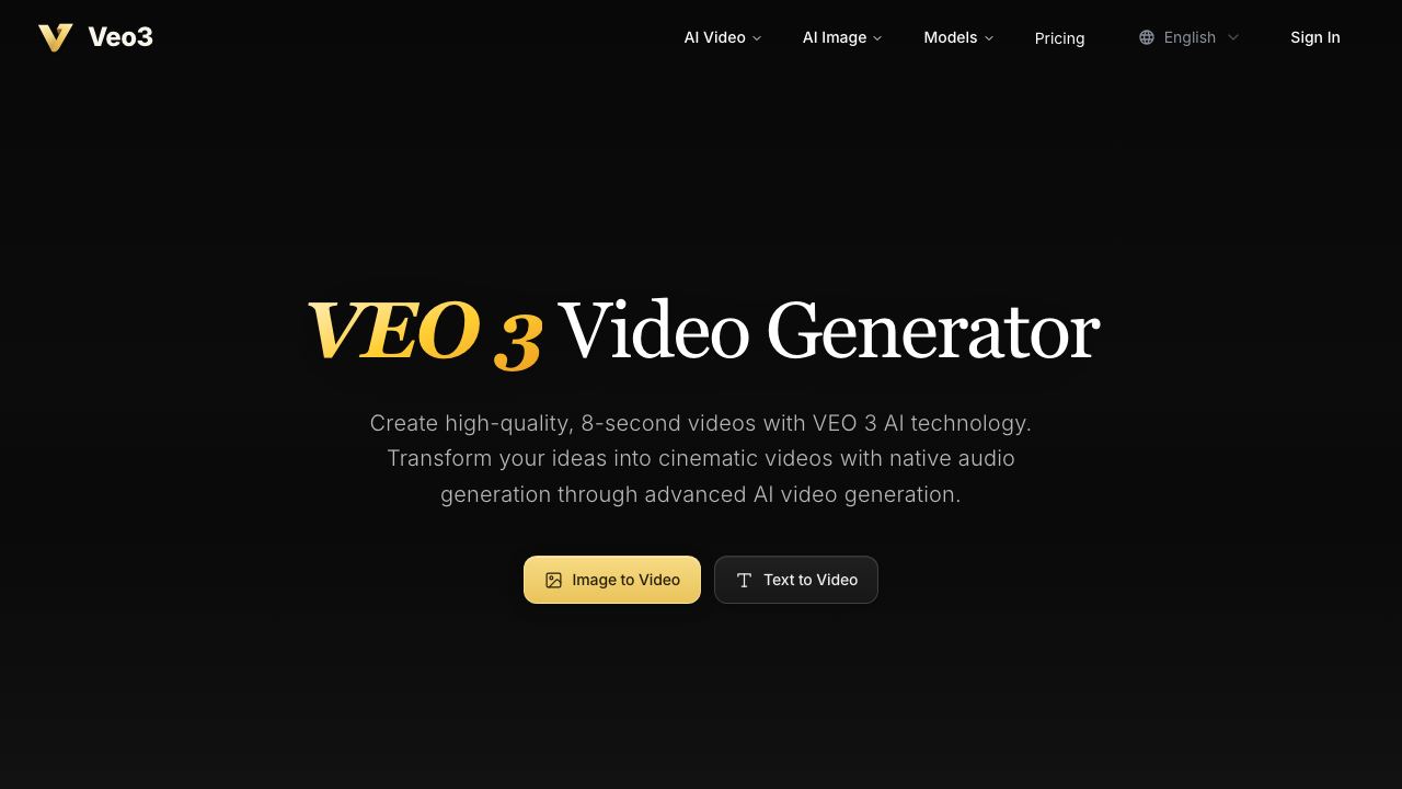 Veo 3 Video Generator - 1 网站截图