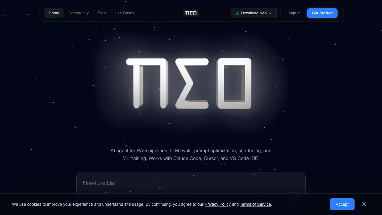 NEO 网站截图