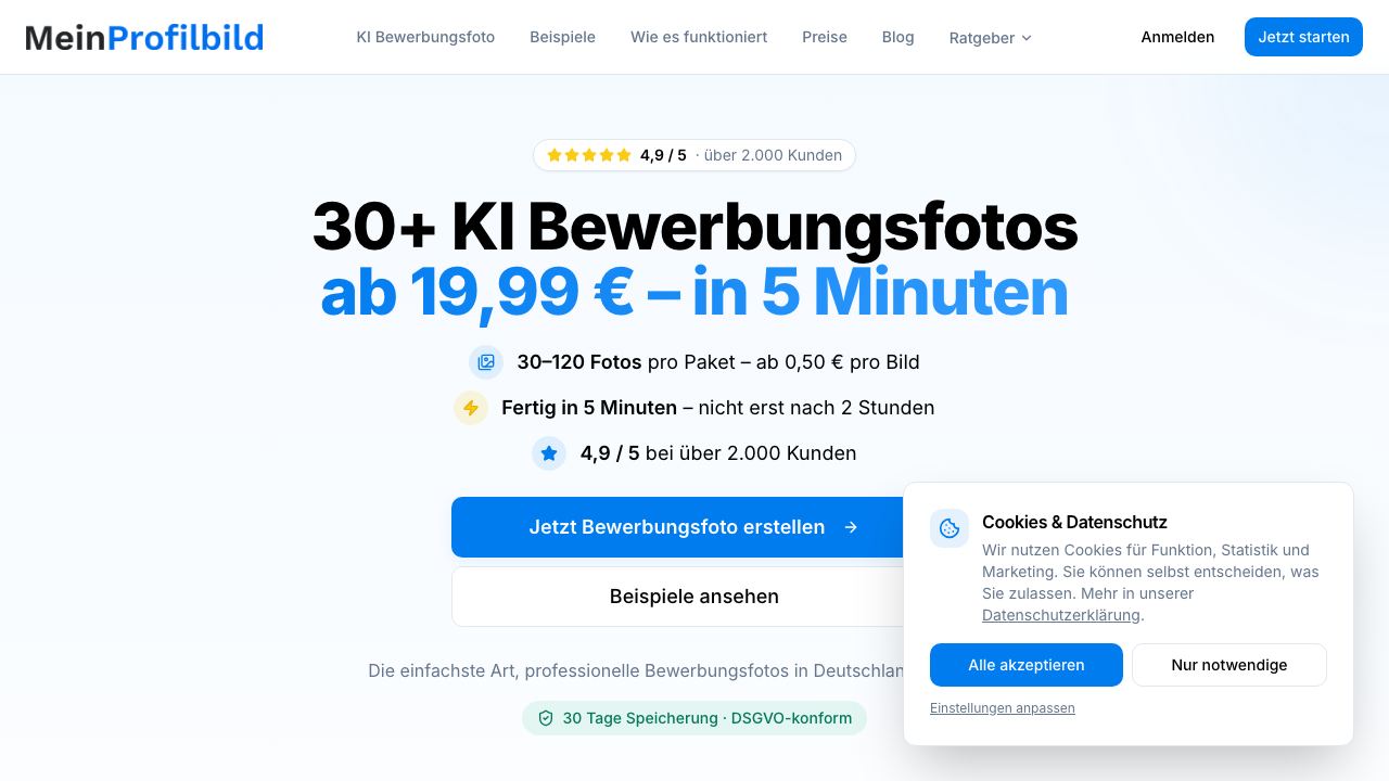 MeinProfilbild.de 网站截图