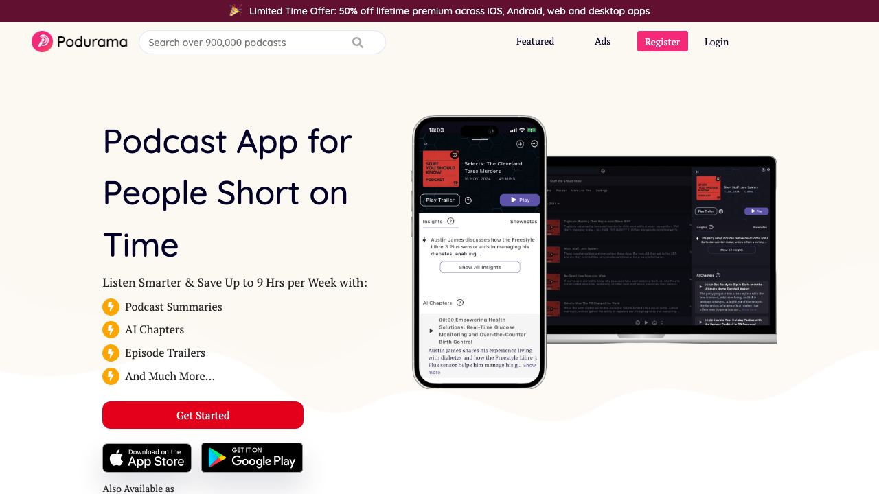 Podurama 网站截图