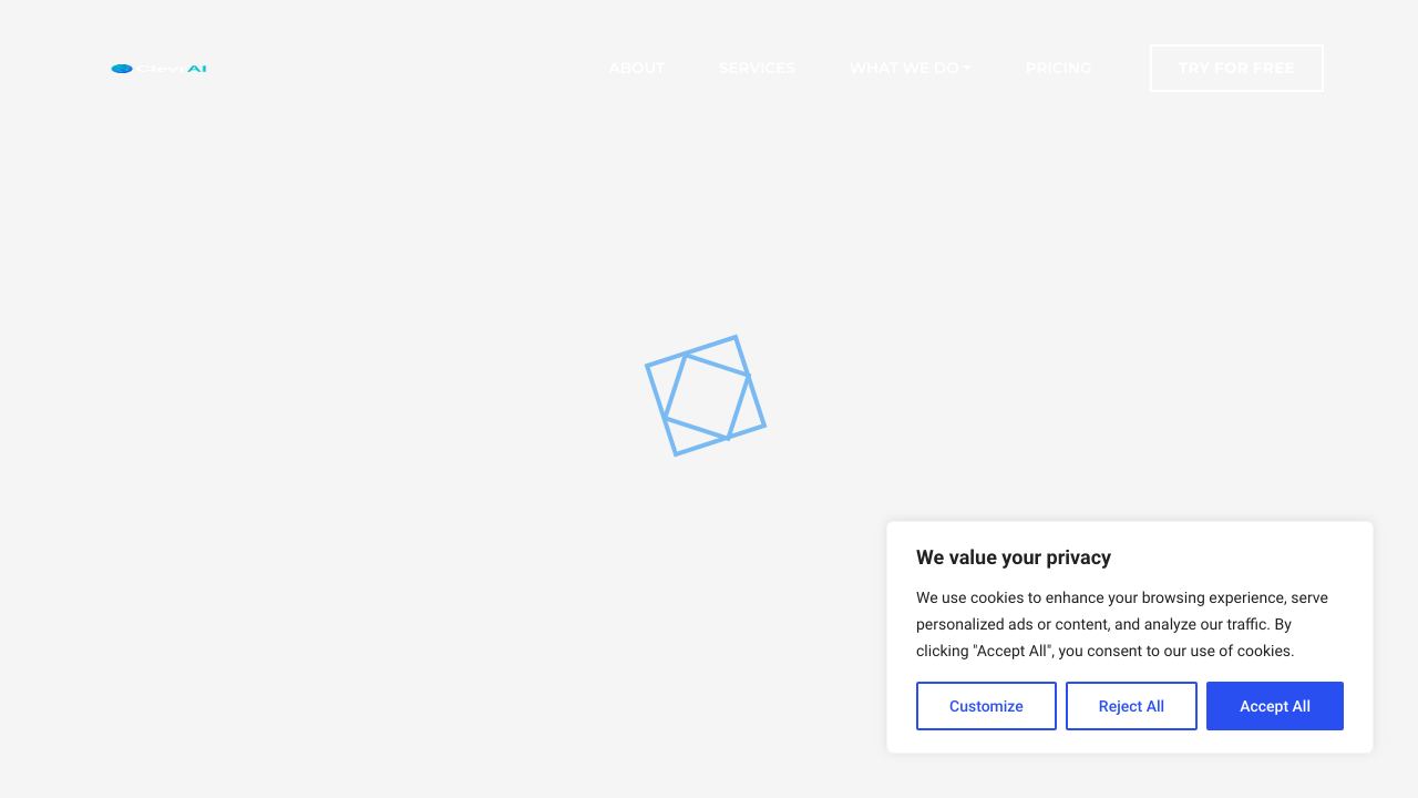 Clevr website screenshot