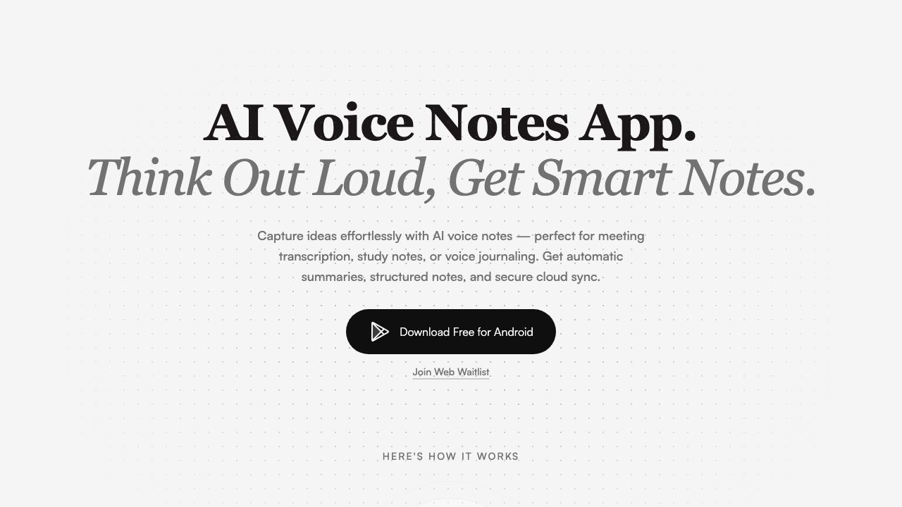 Submind website screenshot