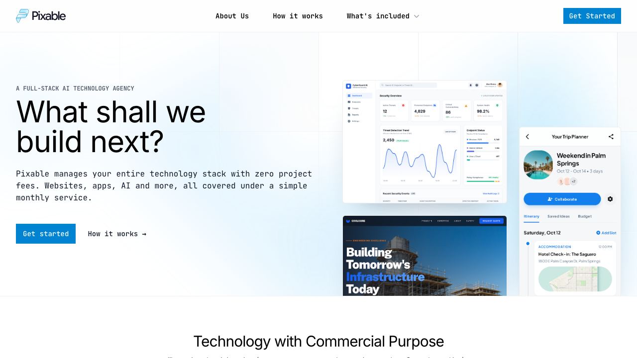 pixable.co website screenshot