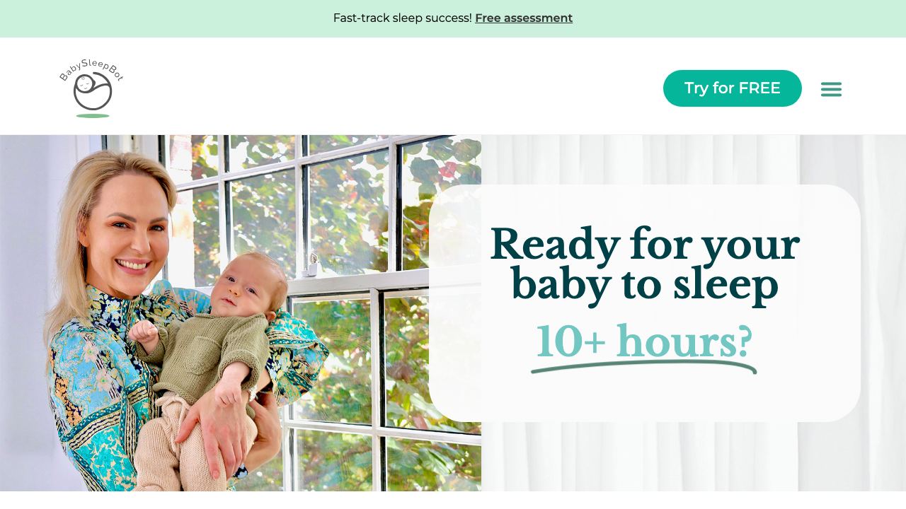 BabySleepBot 网站截图